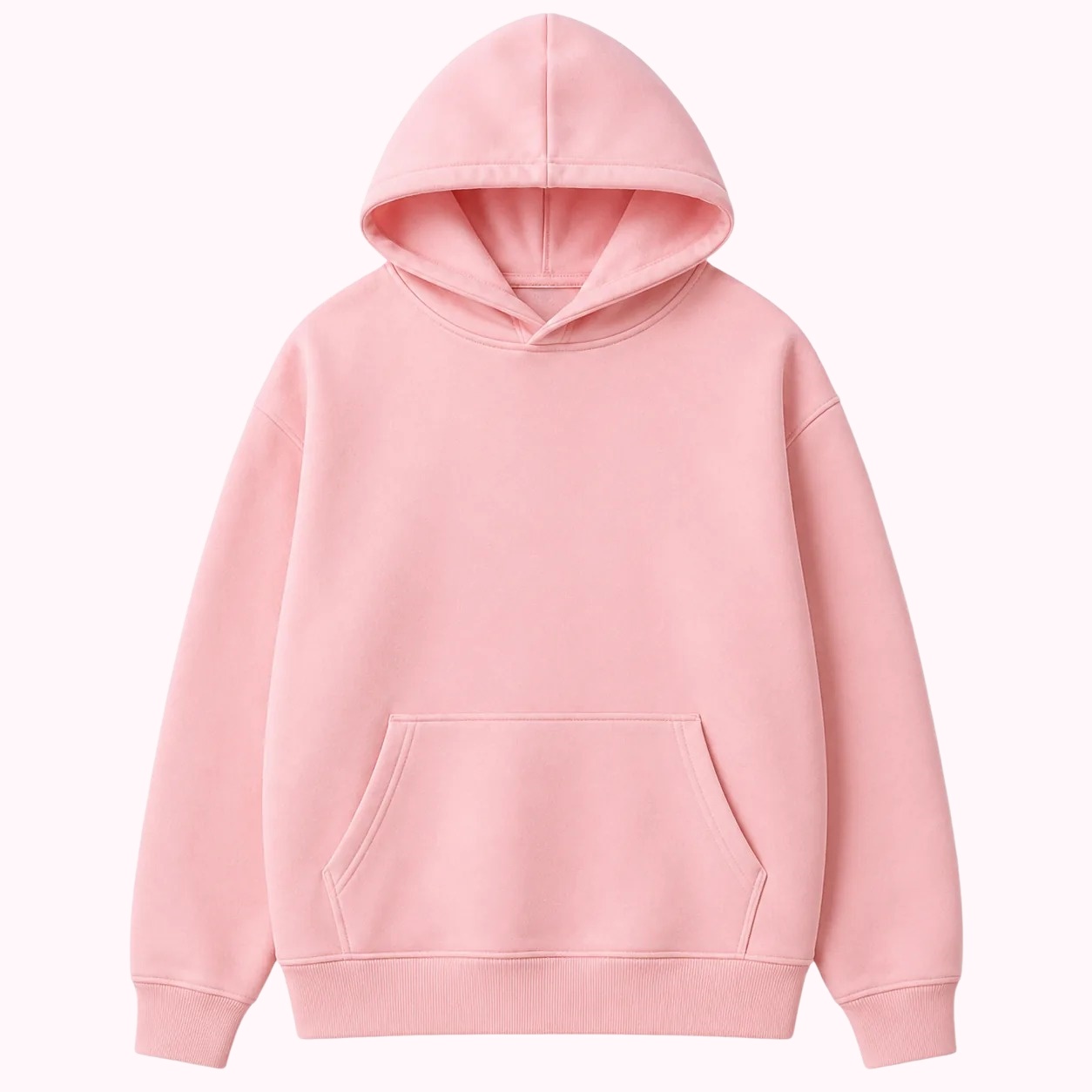 Pink Pullover Hoodie