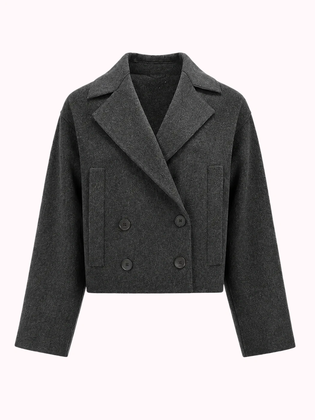 Charcoal Cropped Jacket