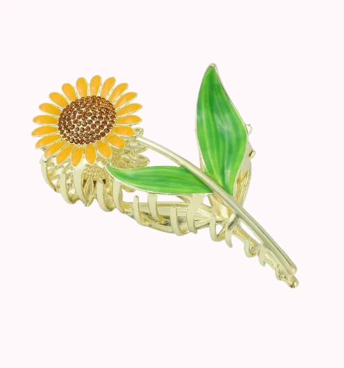 Sunflower Hair Claw