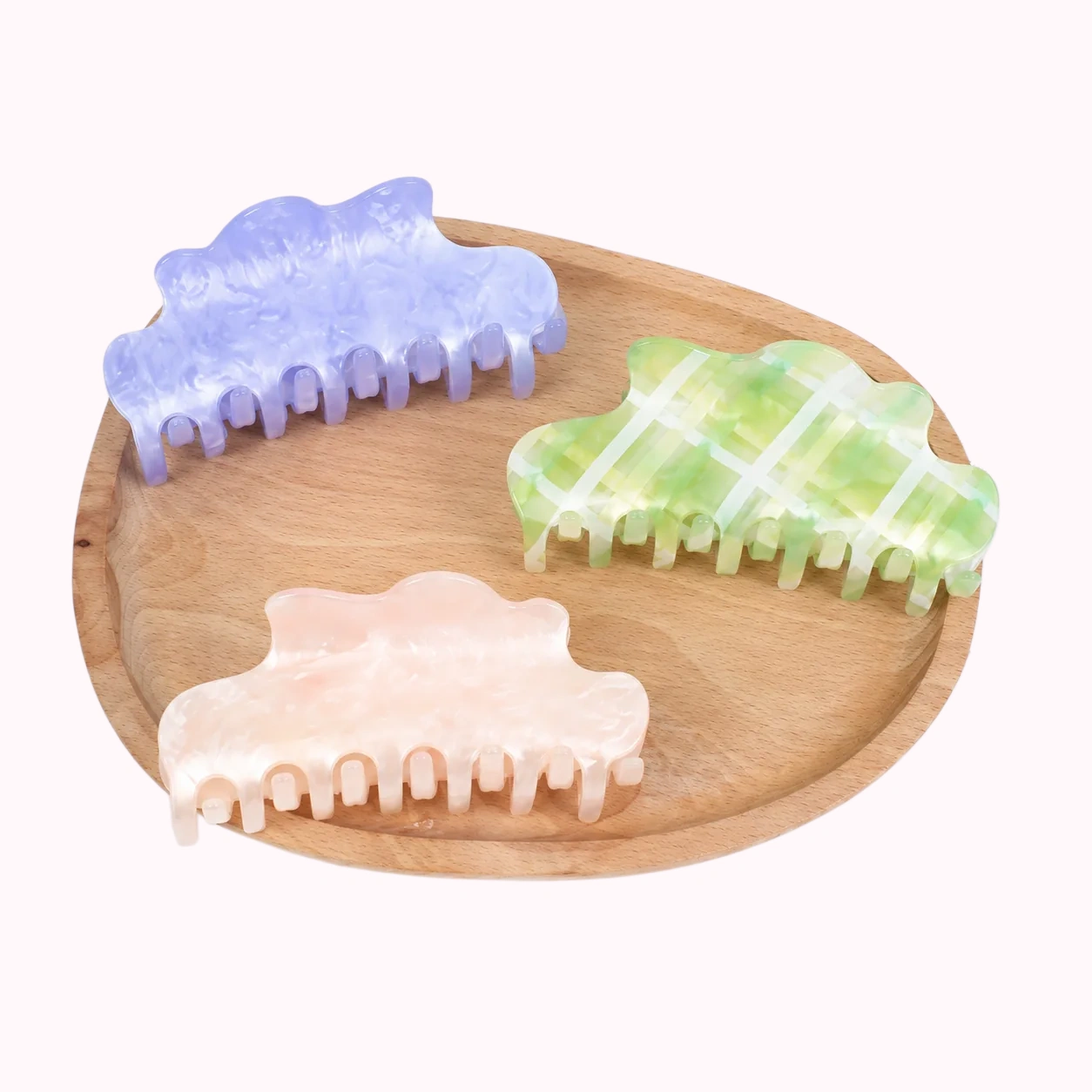 Pastel Hair Claw Set
