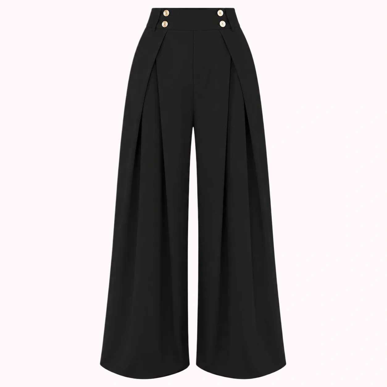 Black Wide-Leg Pants