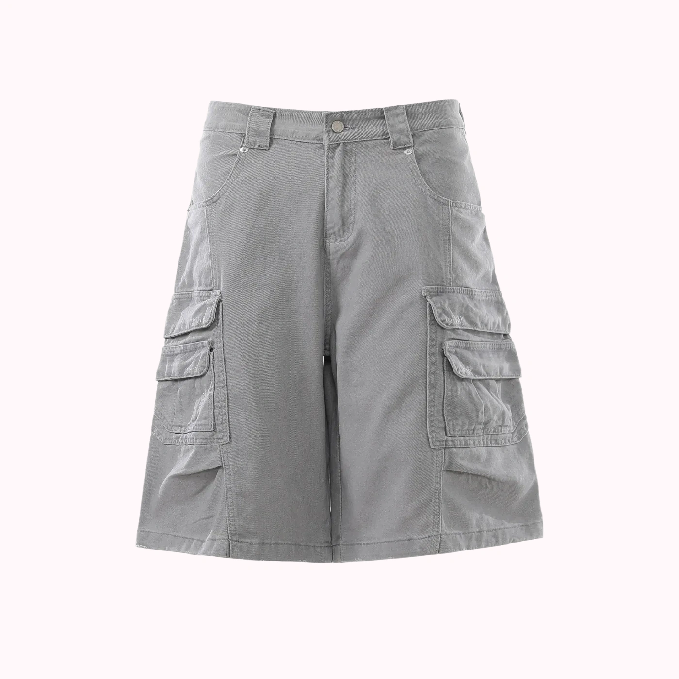 Grey Cargo Skort