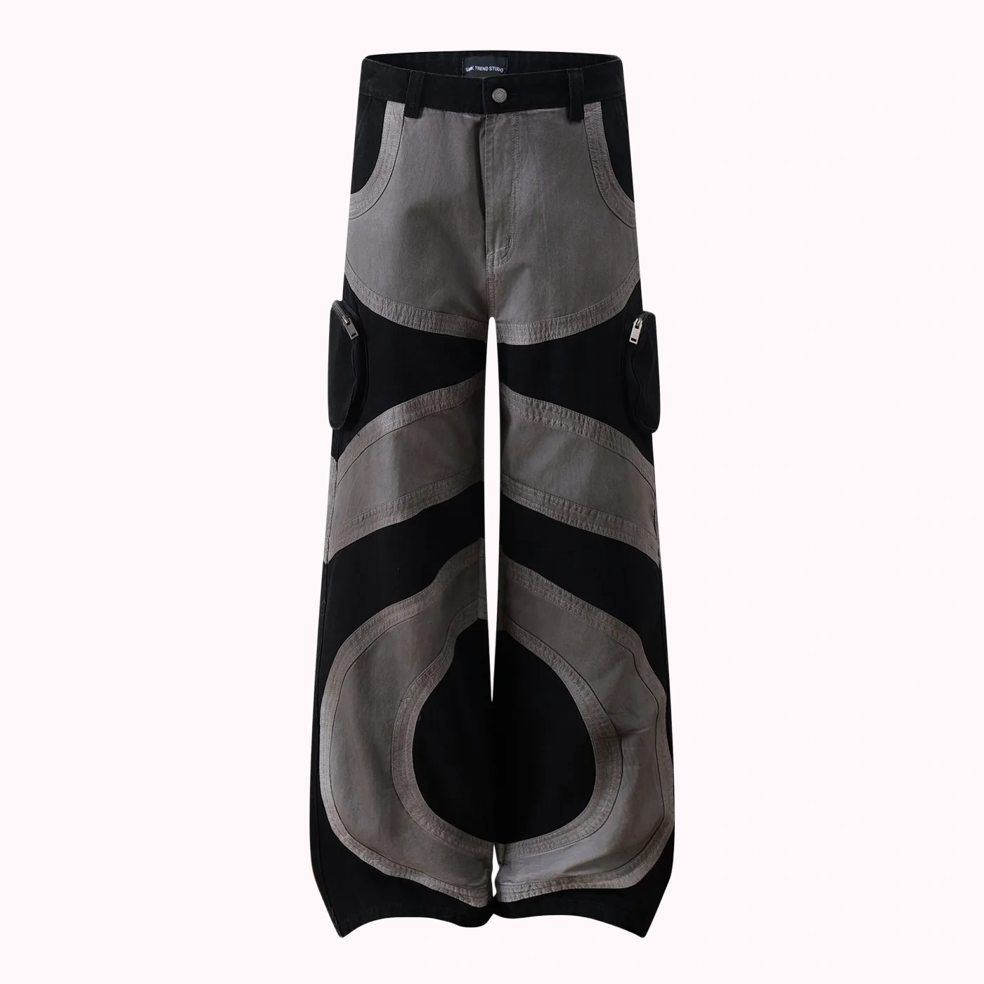 Abstract Print Relaxed Pants